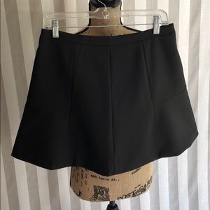 J Crew black skater skirt NWT